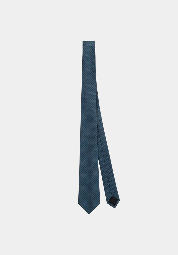 GUCCI Royal Black GG Silk Jacquard Tie 836132 4E009 4360