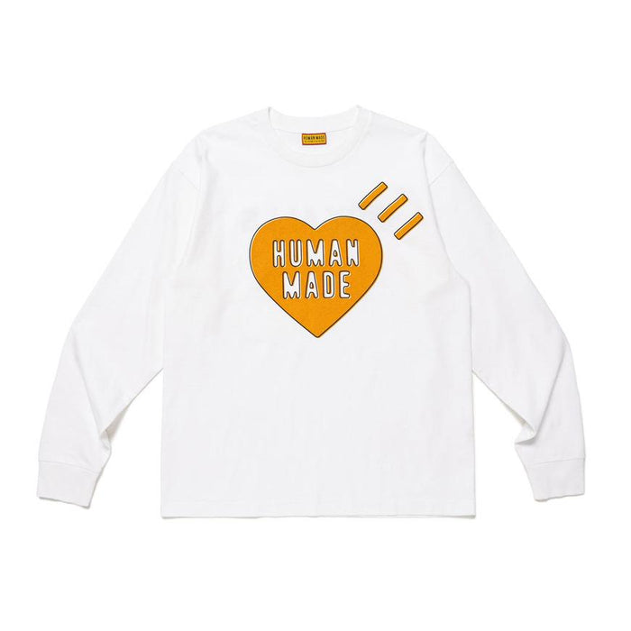 Humanmade Men’s Graphic Long Sleeve T-Shirt HM30CS044 WHITE