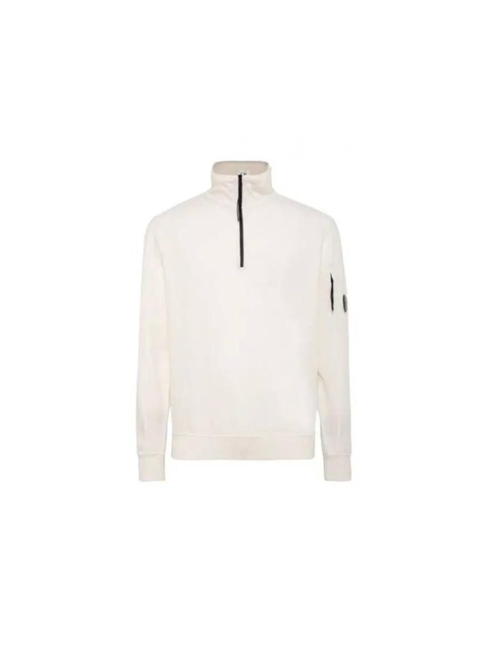 CP Company Cotton Fleece Zip Sweatshirt for Men