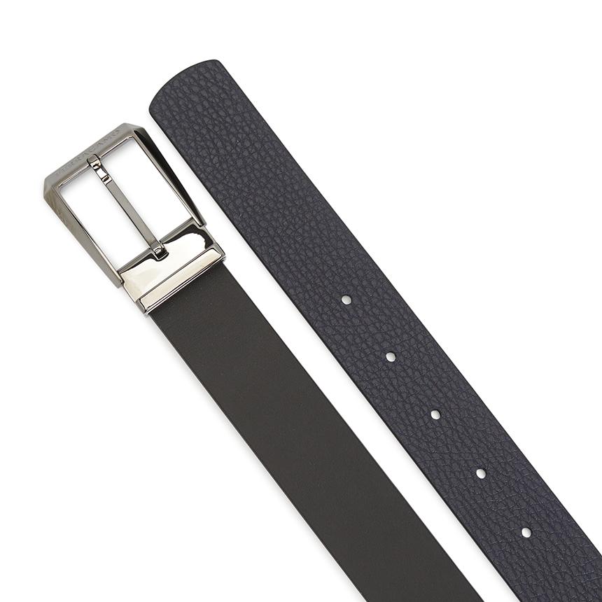 Ferragamo Men’s Reversible Leather Belt Pre-Cut 670374 0775804
