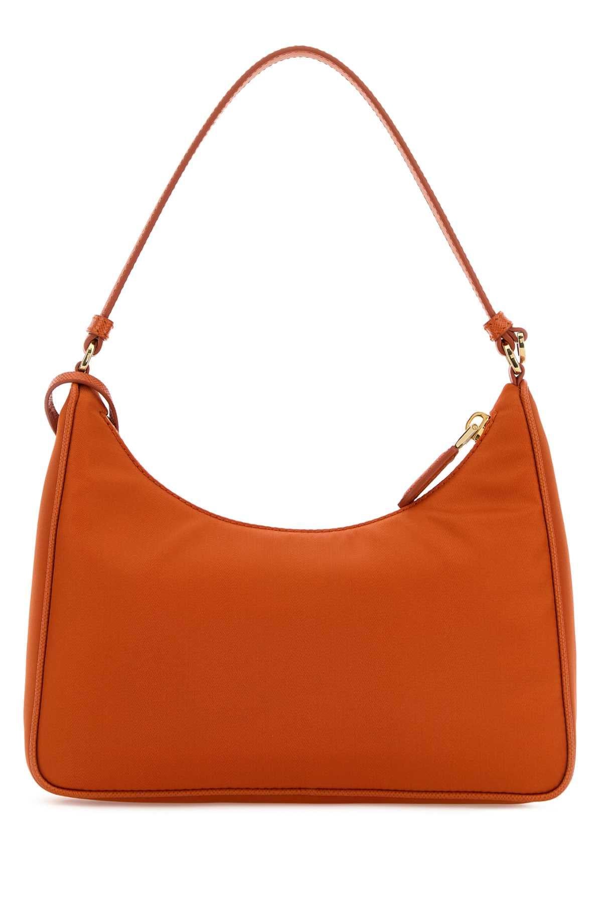 PRADA Leather Shoulder Bag Black