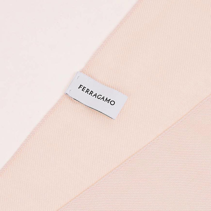 Ferragamo Gancini Silk Scarf Ballet Pink Women’s