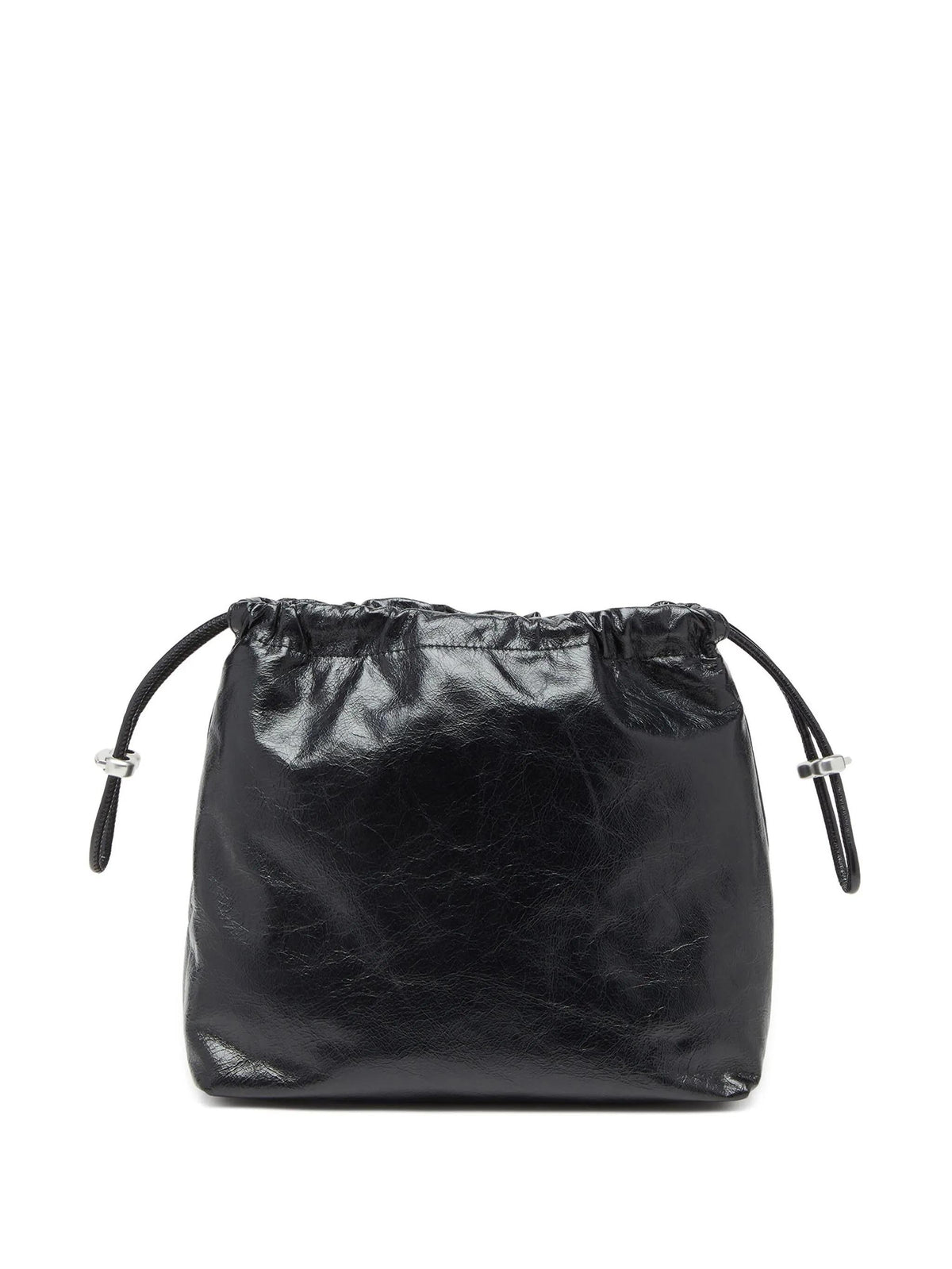 DIESEL Black Leather Shoulder Bag