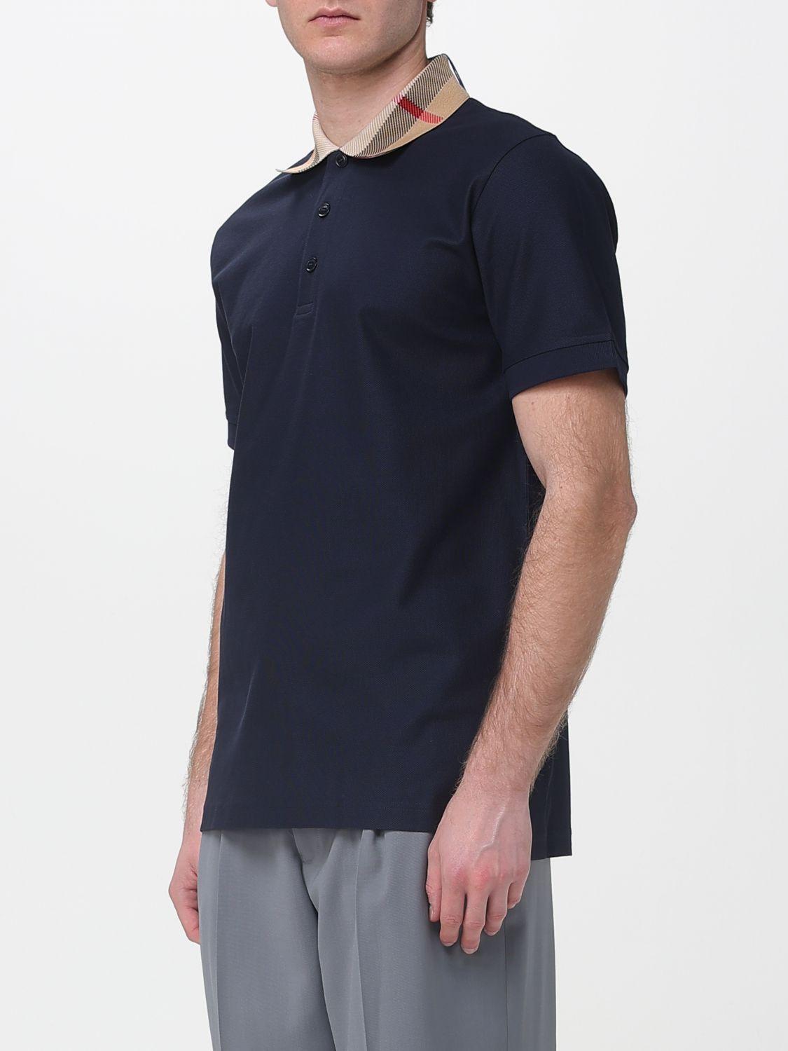 BURBERRY Short Sleeve Cotton T-Shirt Men Black