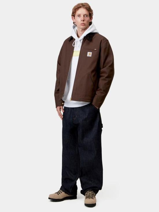 CARHARTT WIP Detroit Jacket Tobacco Brown Men's Workwear Canvas