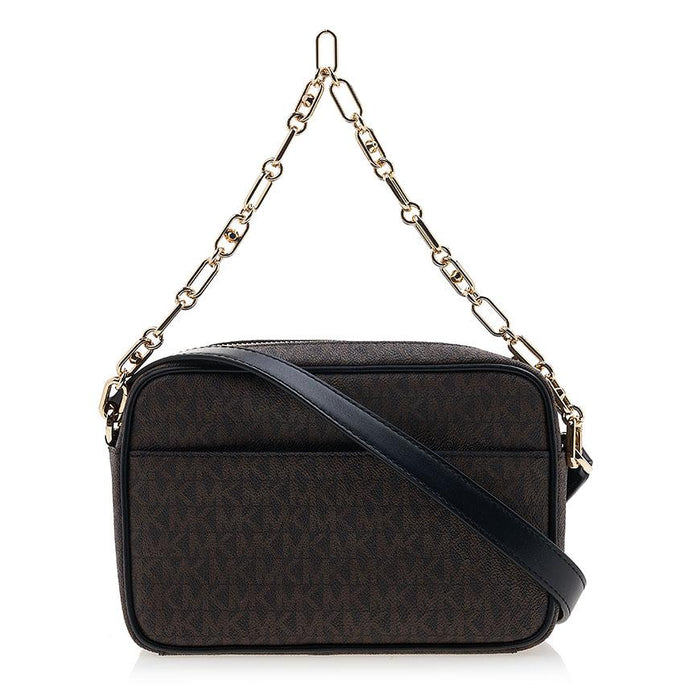 Michael Kors Women’s Satchel Shoulder Bag Brown Monogram Canvas