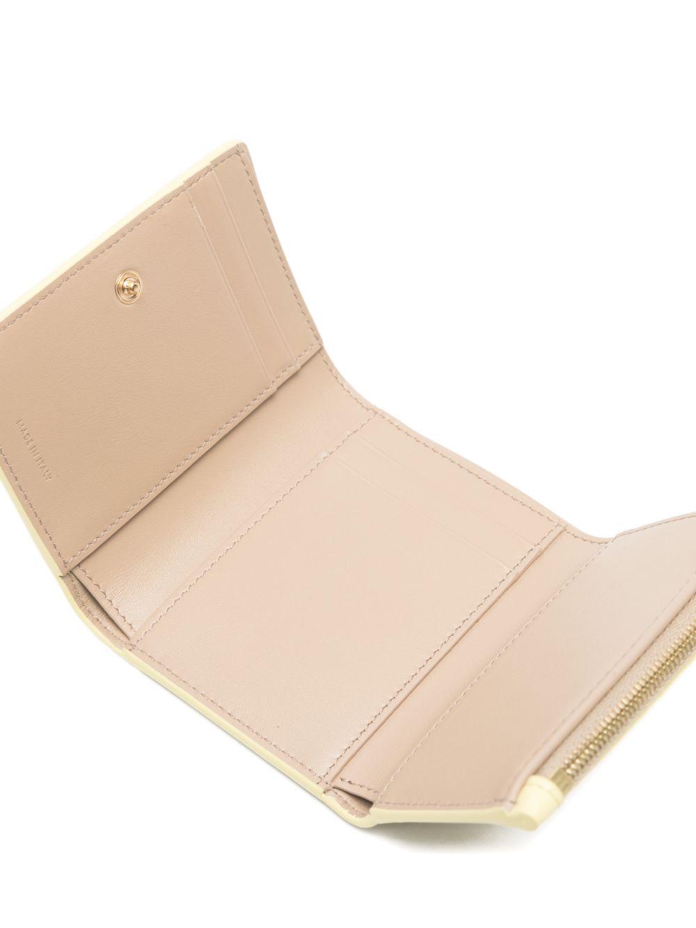 CELINE Green Leather Card Holder Wallet