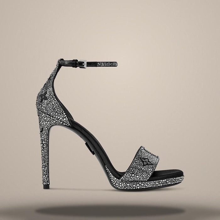 Louis Vuitton Men's Black Gala Platform Sandals 1AJOS6