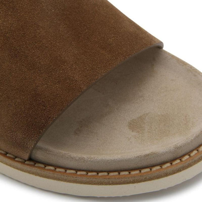 Brunello Cucinelli Brown Suede Slide Slippers Men’s