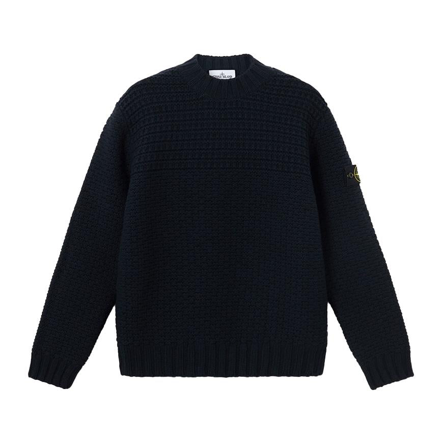STONE ISLAND Men’s Pure Wool Mock Neck Knit Sweater K2S155100054 S00L9 V0020