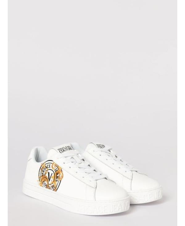Versace V-Emblem Court 88 Low-Top Sneakers 80VA3SK3 ZPB73 003