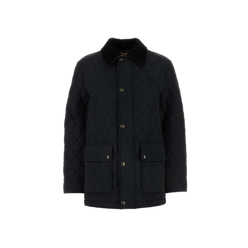BURBERRY Black Diamond Quilted Two-Pocket Jacket 8096916