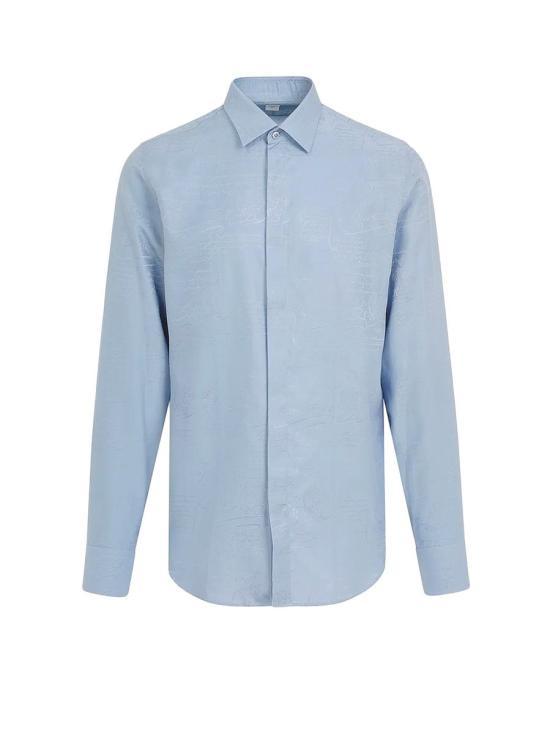 berluti Long Sleeve Shirt Men’s Cotton Button-Up Navy R27HTL8500432N