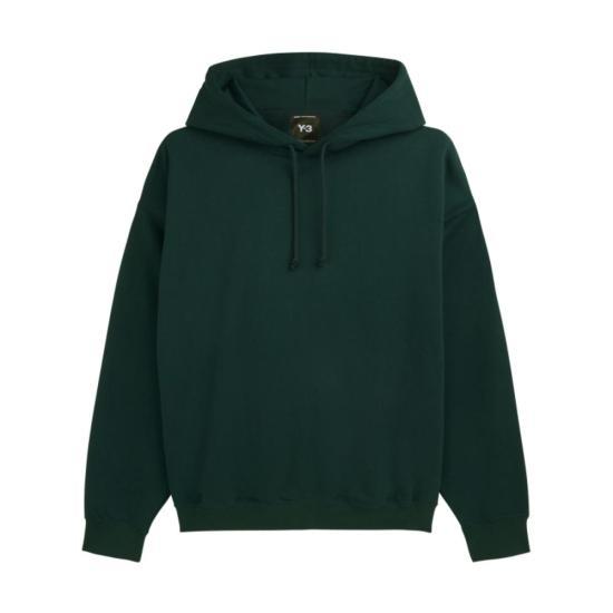 Y-3 Black Cotton Logo Hoodie Pullover Sweatshirt YY3U261PRSW039GN AURORA IVY DOM