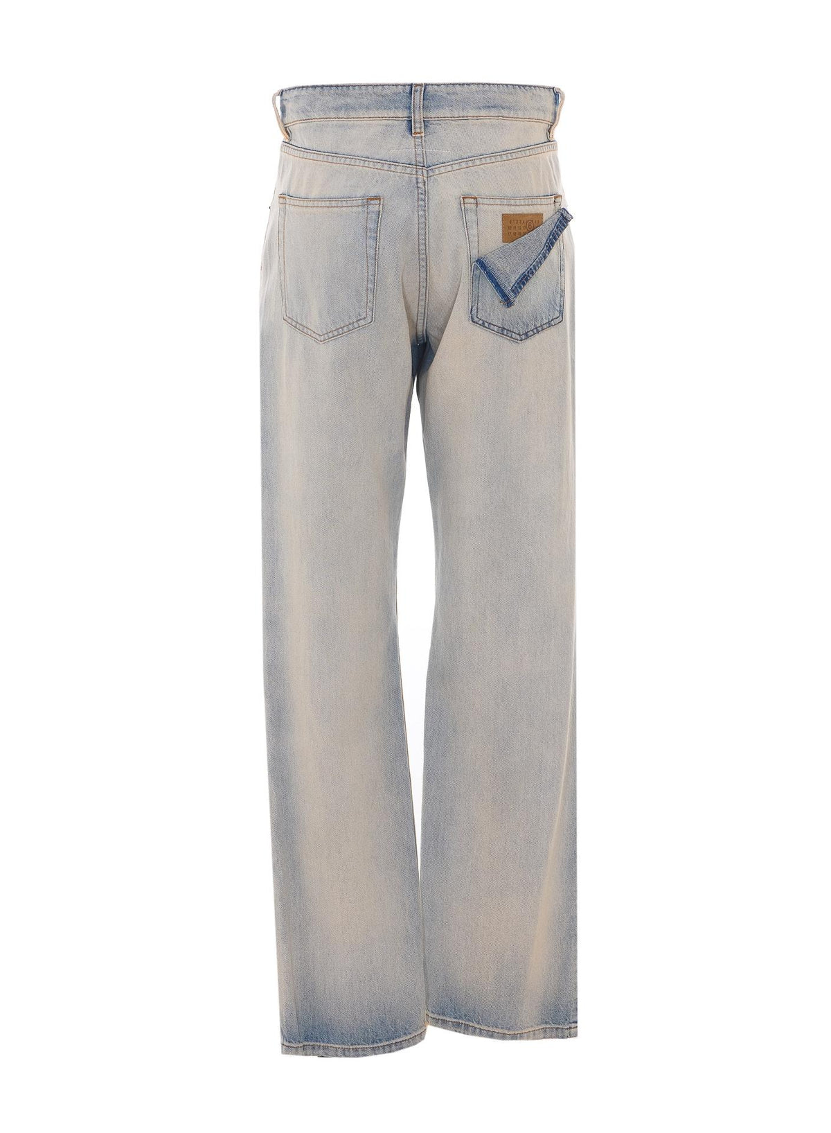 Maison Margiela Blue Denim Jeans Women’s Pants