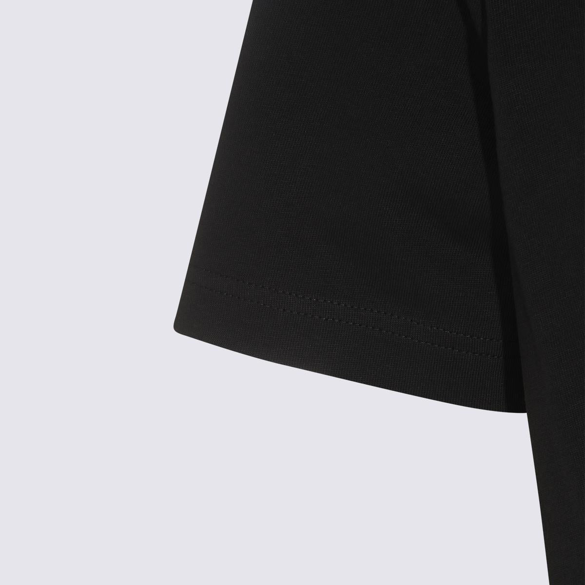 Moncler Black Cotton Short Sleeve T-Shirt Men