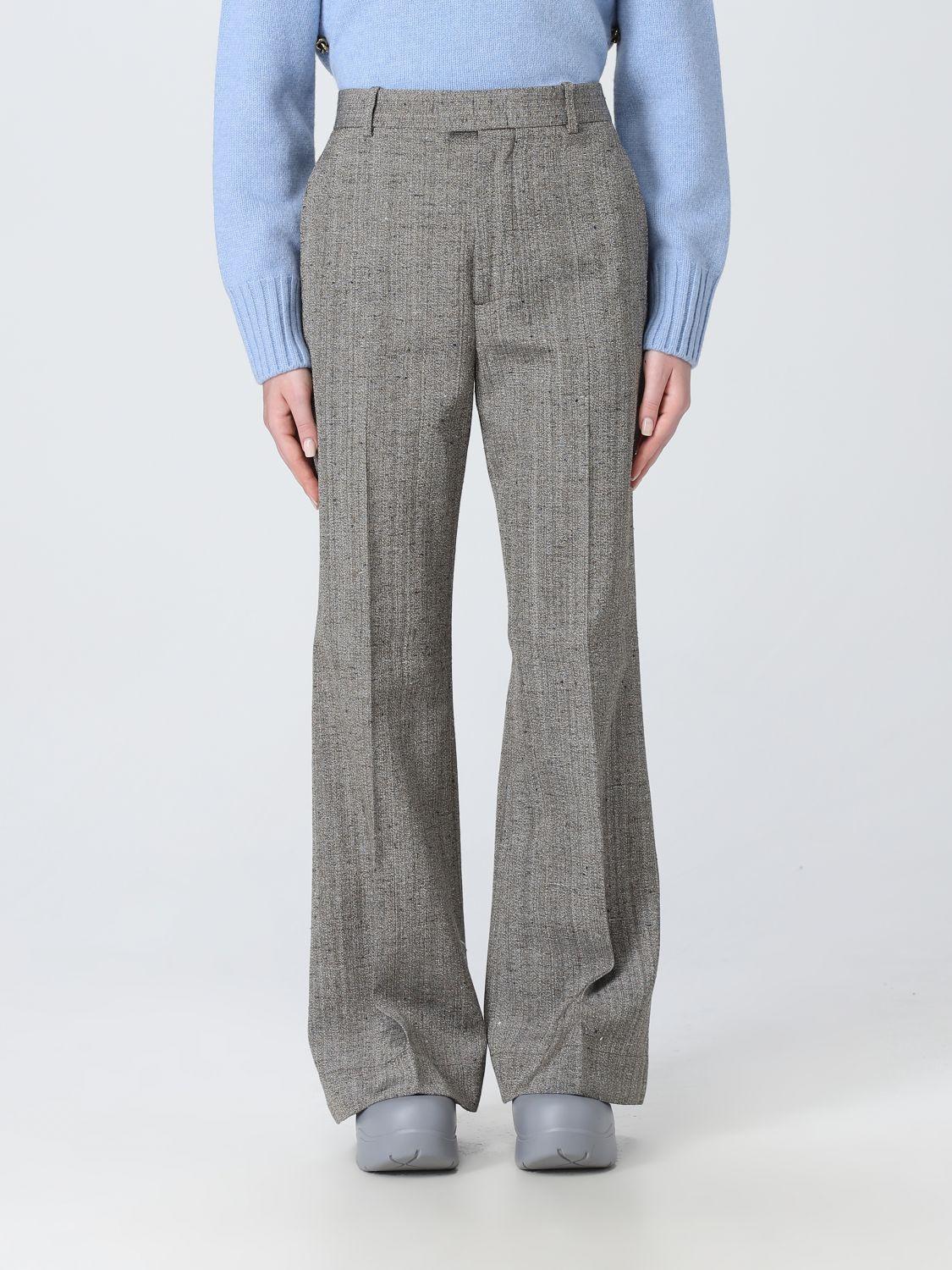 Bottega Veneta Brown Wool Classic Trousers Pants