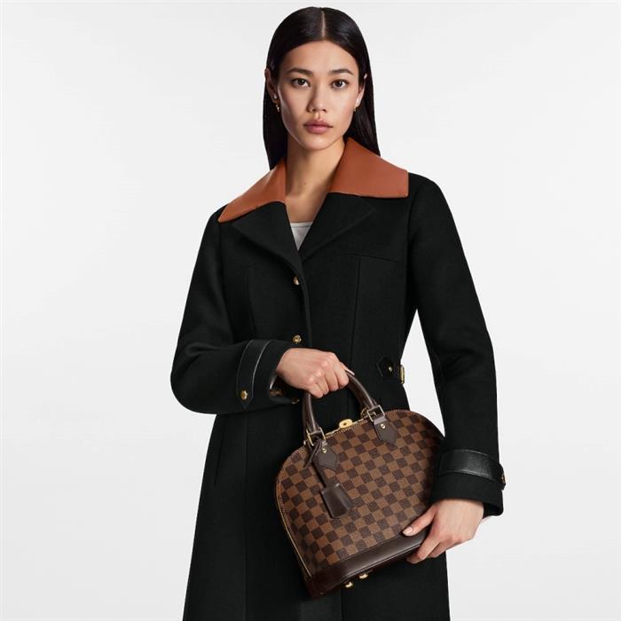 Louis Vuitton Damier Ebene Alma PM Women’s Tote Bag