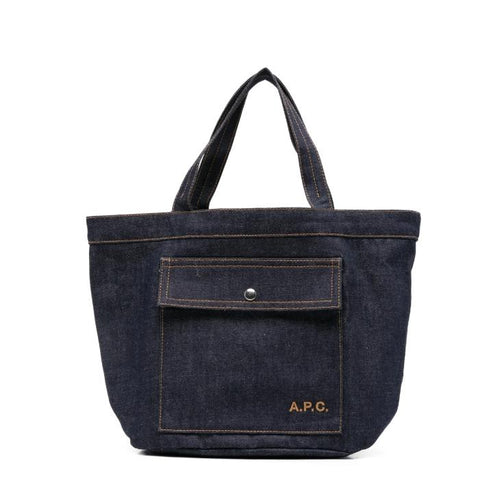 A.P.C. Jade Denim Tote Bag Eco Shopper