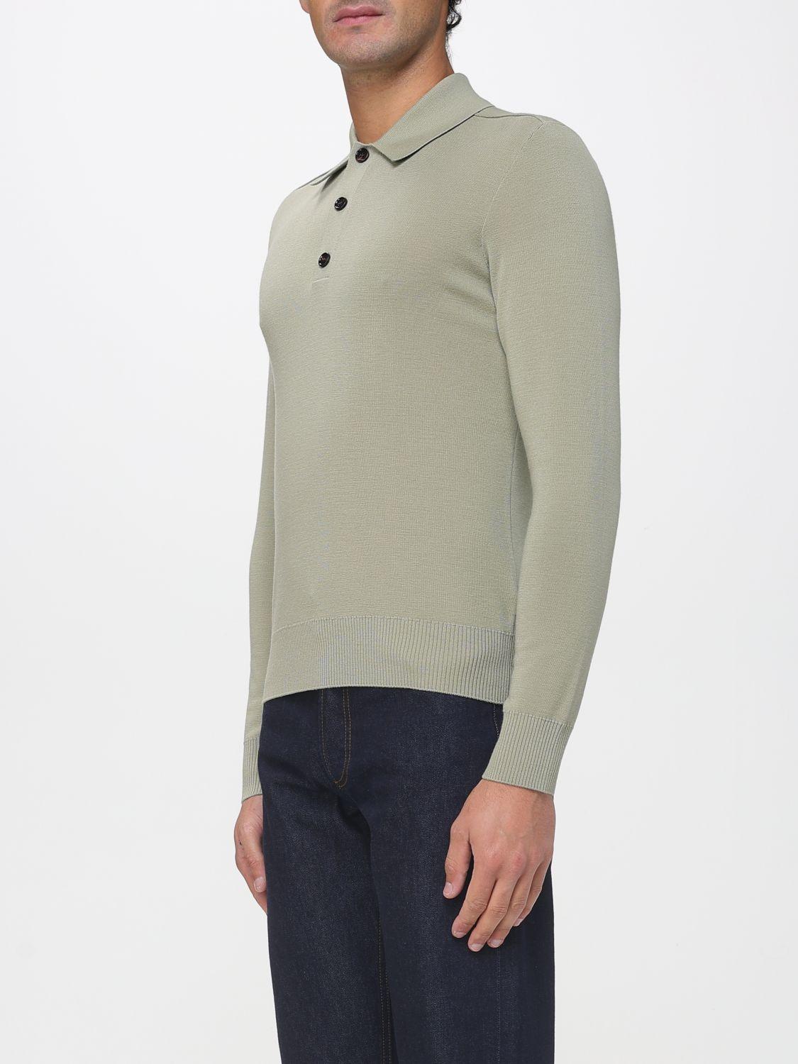 BURBERRY Cotton Knit Polo Shirt for Men