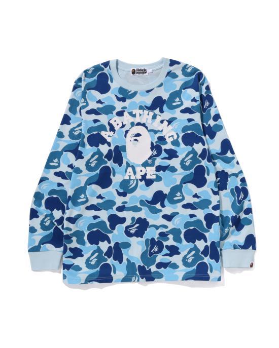 BAPE Blue Long Sleeve Sweatshirt 0ZXLTM006111 PBLX
