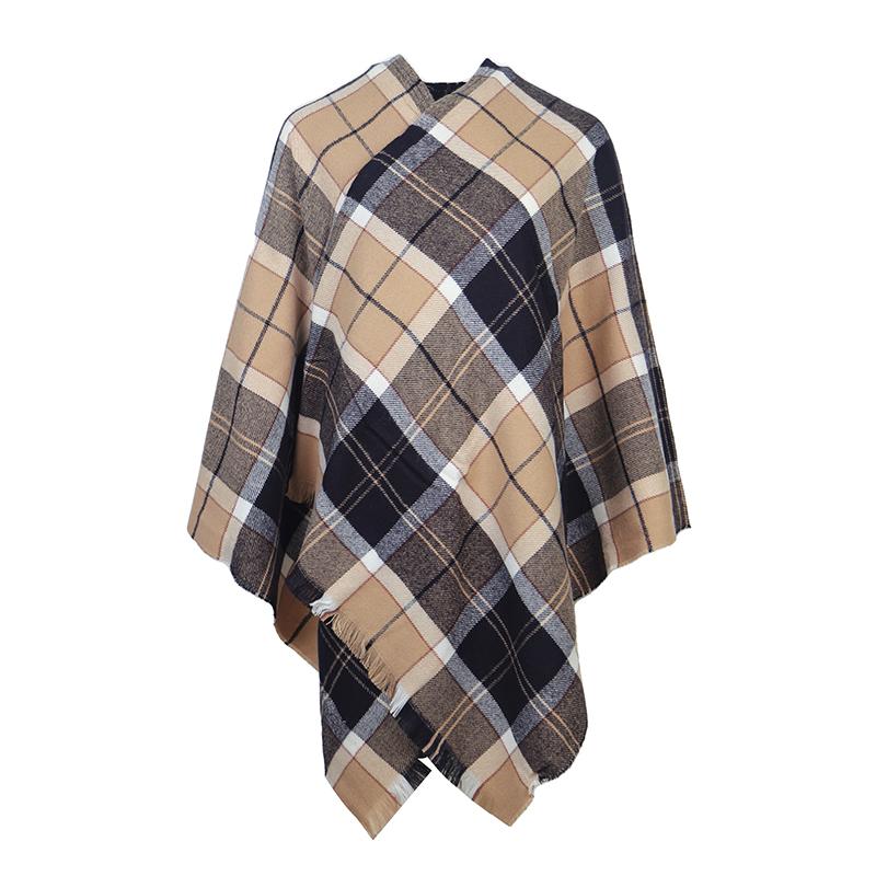 Barbour Tartan Shawl Cardigan Unisex Knit Sweater LSC0184 LSC BE71