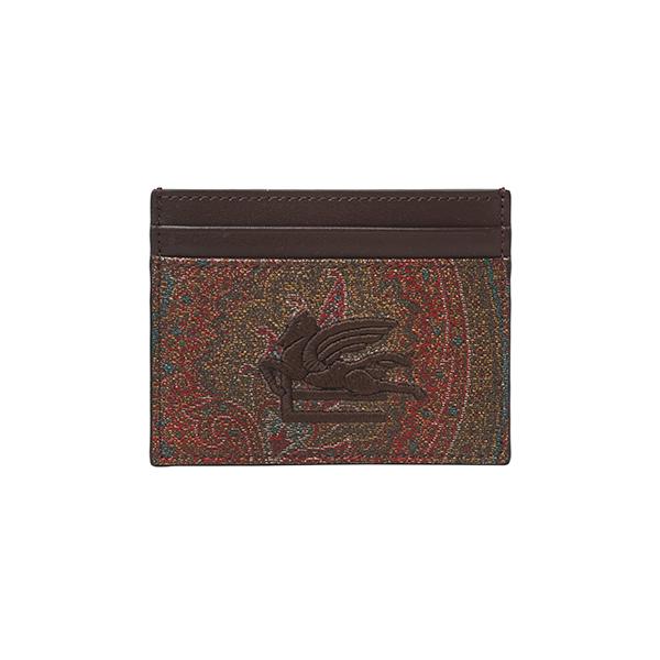 Etro Paisley Leather Women’s Card Holder Wallet WP2E0001AA001 M0019
