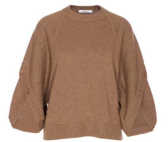 Max Mara AMPEX Wool Cashmere Crewneck Sweater 21366021600 006