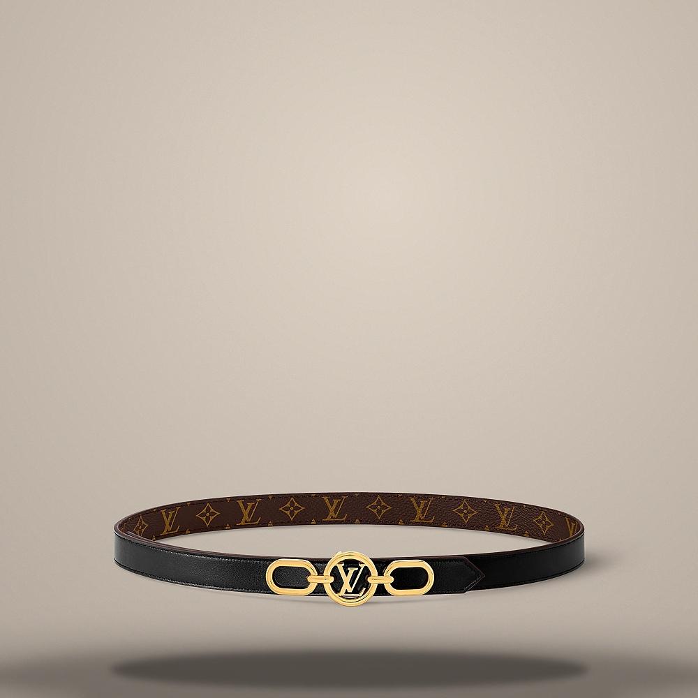 Louis Vuitton LV Circle Buckle 20mm Reversible Men's Belt M0510