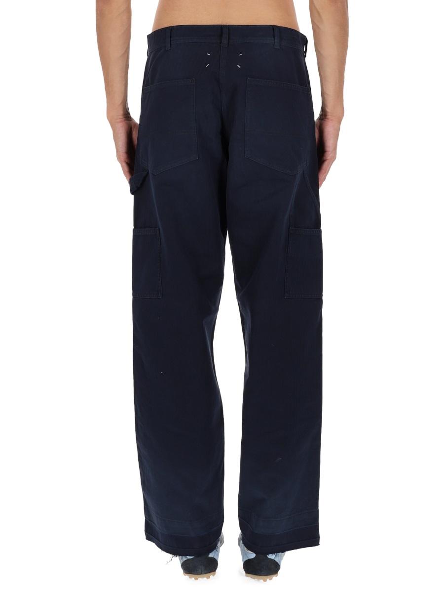 Maison Margiela Blue Denim Jeans Men’s Straight Leg Pants