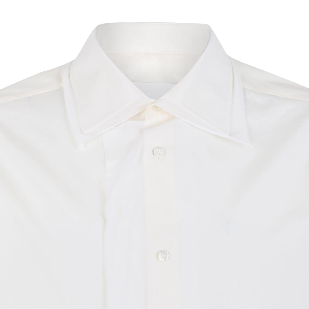 Maison Margiela White Cotton Long Sleeve Shirt