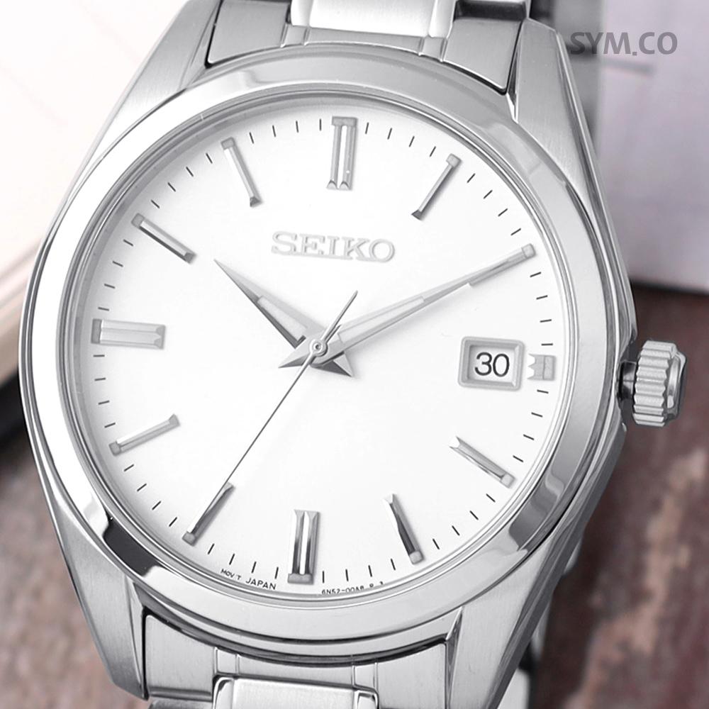 Seiko Men’s Analog Casual Round Metal Watch Sapphire 100m Water Resista SUR307P1