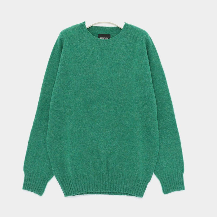 HOWLIN Shetland Wool Crewneck Sweater Green Men