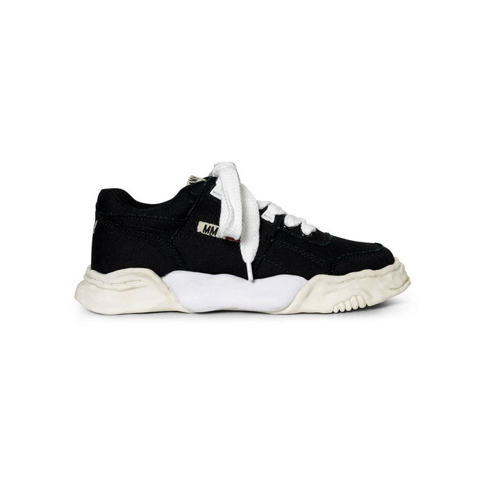 Maison Mihara Yasuhiro Black Parker Sole Canvas Low-Top Sneakers