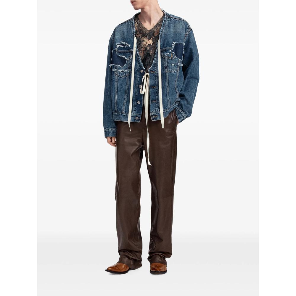 Maison Margiela Gray Denim Jacket for Men