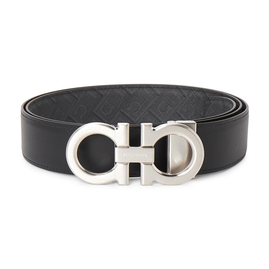 Ferragamo Gancini Reversible Men’s Belt Pre-Cut 679710 0780171