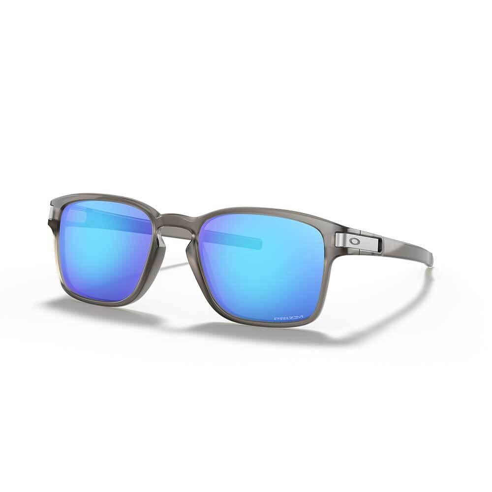 Nike Matte Gray Ink Prism Sapphire Asian Fit Square Sunglasses