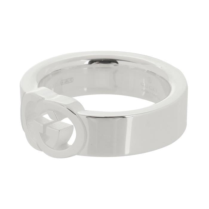 GUCCI Interlocking G Silver Ring