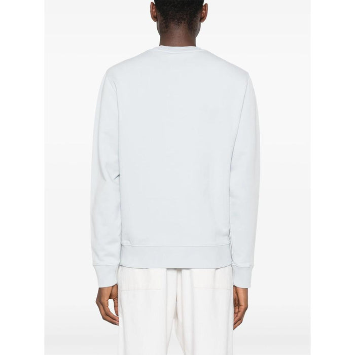 Maison Kitsune Fox Head Logo Sweatshirt Unisex Navy Cotton