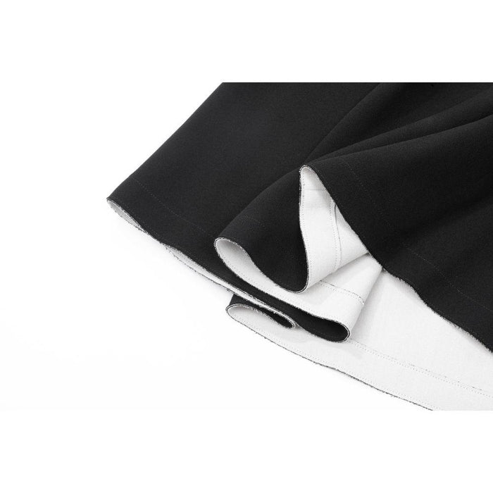 AMI Flare Mini Skirt Black Wool