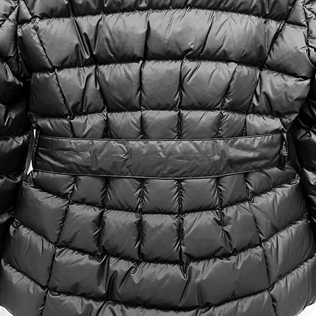 Max Mara Quilted Belted Puffer Jacket Black Women’s