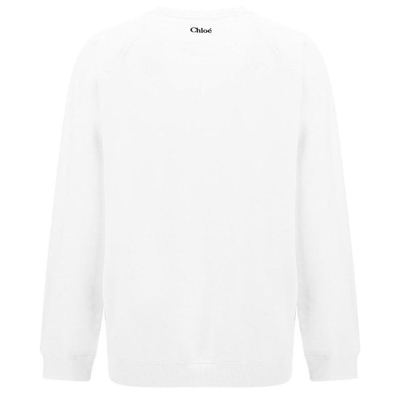 Chloe Back Logo Embroidered Fleece Sweatshirt