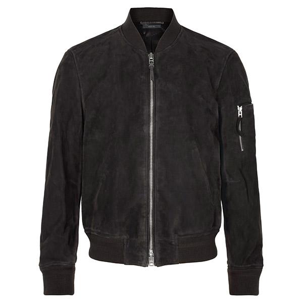 TOM FORD Chocolate Torte Suede Leather Bomber Zip Jacket LBS087 LMS027 ECJ