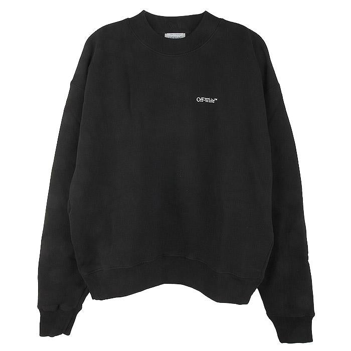 OFF WHITE Oversized Crewneck Sweatshirt Black Men’s