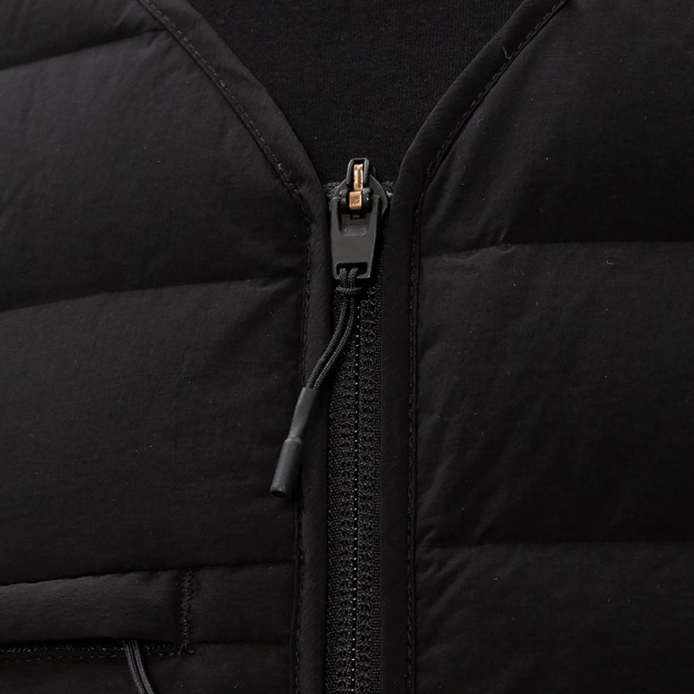 Y-3 Back Logo Print Puffer Vest Black