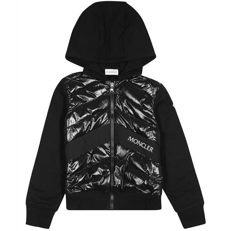 Moncler Women’s Hooded Down Puffer Jacket Black