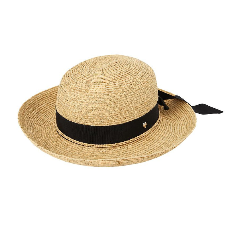 HELEN KAMINSKI Newport Women’s Cloche Hat HAT52470 NATURAL MIDNIGHT