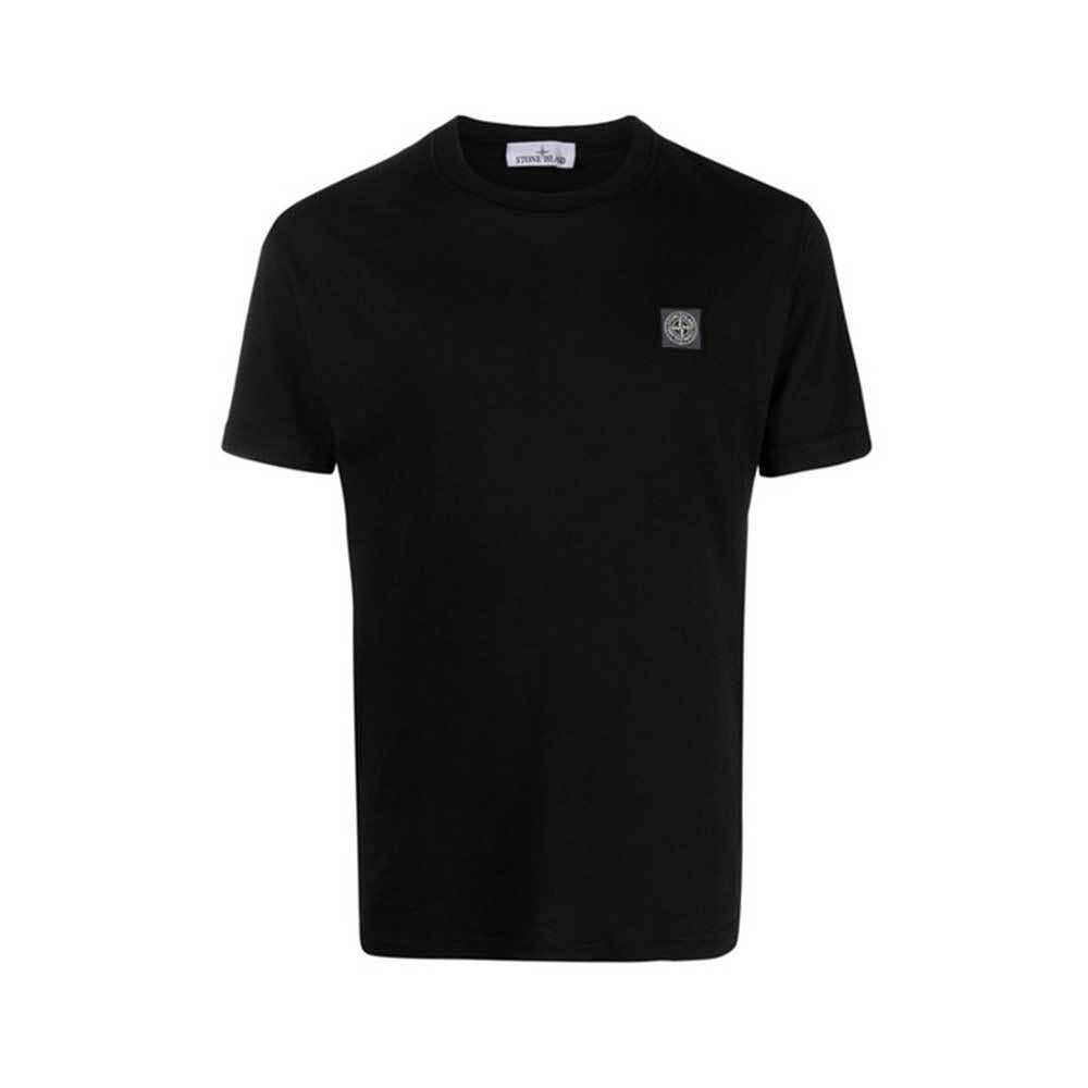 STONE ISLAND Men's Short Sleeve T-Shirt Pasito White