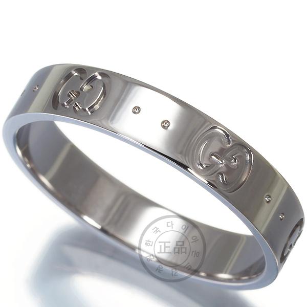 GUCCI Icon Iconic Ring White Yellow Rose Gold Unisex Jewelry 18k