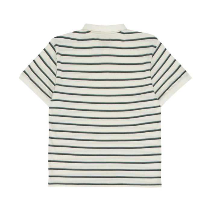 Supreme Washed Stripe Polo Shirt Unisex